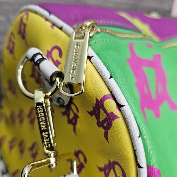 Steve Madden Multi BSpeedy Overnight Carry On Large Duffle Bag - Picture 6 of 16